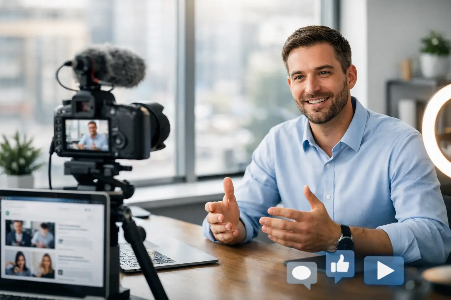 Conteúdo em vídeo para LinkedIn que gera valor